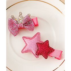 Babyhug Free Size Hair Pins And Clips - Pink