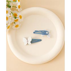 Babyhug Free Size Snap Clips With Applique - Blue