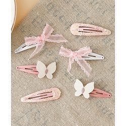 Babyhug Free Size Snap Clips With Applique - Blue