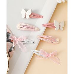 Babyhug Free Size Snap Clips With Applique - Blue