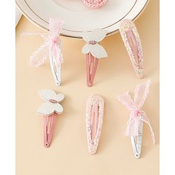 Babyhug Free Size Snap Clips With Applique - Blue