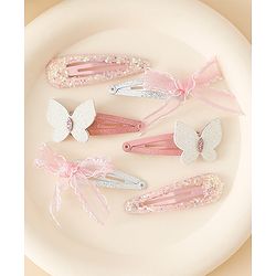 Babyhug Free Size Snap Clips With Applique - Blue
