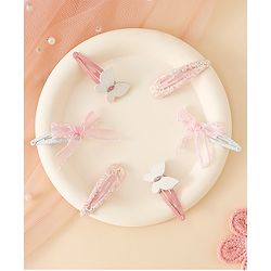 Babyhug Free Size Snap Clips With Applique - Blue