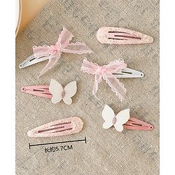 Babyhug Free Size Snap Clips With Applique - Blue