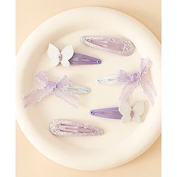 Babyhug Free Size Snap Clips -Purple