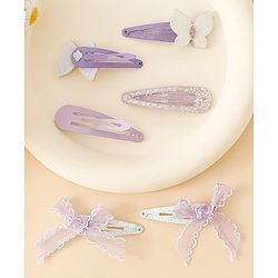 Babyhug Free Size Snap Clips -Purple