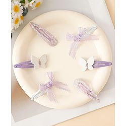 Babyhug Free Size Snap Clips -Purple