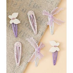 Babyhug Free Size Snap Clips -Purple