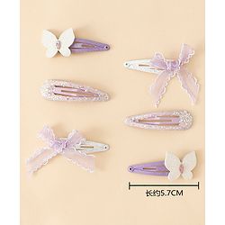 Babyhug Free Size Snap Clips -Purple