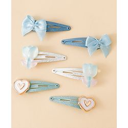 Babyhug Free Size Snap Clips - Blue