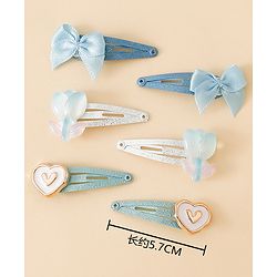 Babyhug Free Size Snap Clips - Blue