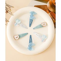 Babyhug Free Size Snap Clips - Blue