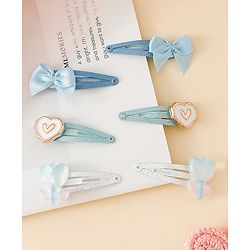 Babyhug Free Size Snap Clips - Blue