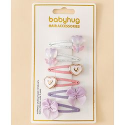Babyhug Free Size Snap Clips - Blue