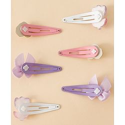 Babyhug Free Size Snap Clips - Blue