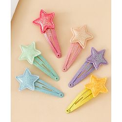Babyhug Free Size Snap Clips With Applique - Multiclor