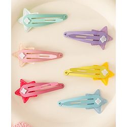 Babyhug Free Size Snap Clips With Applique - Multiclor
