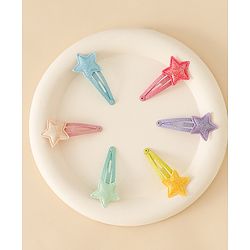 Babyhug Free Size Snap Clips With Applique - Multiclor