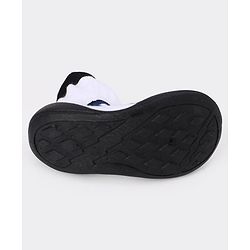 Cute Walk by Babyhug Slip On Sock Shoes With Panda Design - Black & White