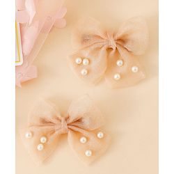 Babyhug Free Size Bow & Butterfly Clips - Pink
