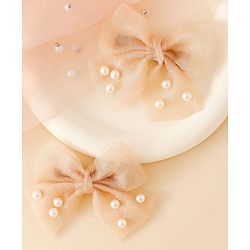 Babyhug Free Size Bow & Butterfly Clips - Pink