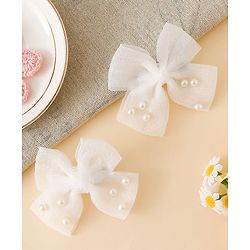 Babyhug Free Size Bow & Butterfly Clips - Pink
