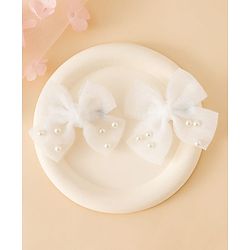 Babyhug Free Size Bow & Butterfly Clips - Pink