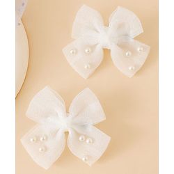 Babyhug Free Size Bow & Butterfly Clips - Pink