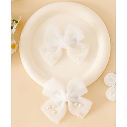 Babyhug Free Size Bow & Butterfly Clips - Pink