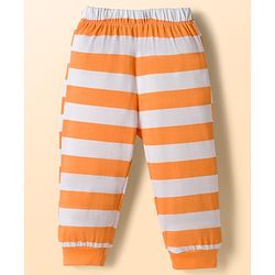 Babyhug Disney Single Jersey Knit Full Sleeves T-Shirt & Pyjama Night Suit with Winnie & Friends Graphics Pack of 2 - Multicolour