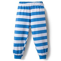 Babyhug Disney Single Jersey Knit Full Sleeves T-Shirt & Pajama Night Suit Winnie & Friends Graphics Pack of 2 - Navy