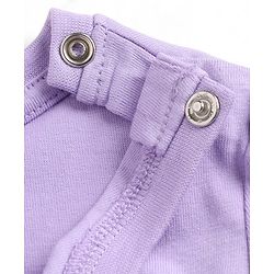 Babyhug Disney 100% Cotton Knit Full Sleeves T-Shirt & Pyjama Night Suit With Minnie & Mickey Mouse Graphic - Lavender