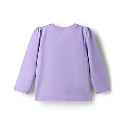 Babyhug Disney 100% Cotton Knit Full Sleeves T-Shirt & Pyjama Night Suit With Minnie & Mickey Mouse Graphic - Lavender