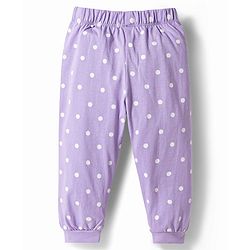 Babyhug Disney 100% Cotton Knit Full Sleeves T-Shirt & Pyjama Night Suit With Minnie Mouse Graphics - Multicolor