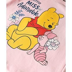 Babyhug Disney Single Jersey Knit Full Sleeves  Winnie the Pooh Graphics T-Shirt & Pyjama Night Suit - Pink