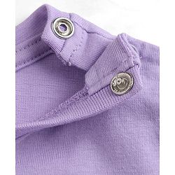 Babyhug Disney Single Jersey Knit Full Sleeves Winnie the Pooh Graphics T-Shirt & Pyjama Night Suit - Lavender