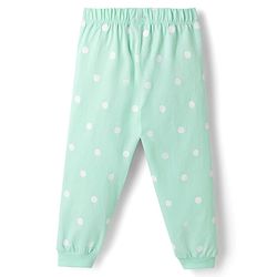 Babyhug Disney 100% Cotton Knit Full Sleeves T-Shirt & Pyjama Night Suit - Light Blue