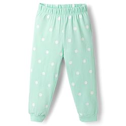 Babyhug Disney 100% Cotton Knit Full Sleeves T-Shirt & Pyjama Night Suit - Light Blue