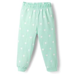 Babyhug Disney 100% Cotton Knit Full Sleeves T-Shirt & Pyjama Night Suit - Light Blue