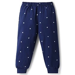 Babyhug Disney 100% Cotton Knit Full Sleeves T-Shirt & Pyjama Night Suit With Mickey Mouse Graphic - Multicolor