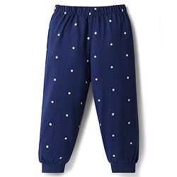 Babyhug Disney 100% Cotton Knit Full Sleeves T-Shirt & Pyjama Night Suit With Mickey Mouse Graphic - Multicolor