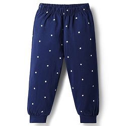 Babyhug Disney 100% Cotton Knit Full Sleeves T-Shirt & Pyjama Night Suit With Mickey Mouse Graphic - Multicolor
