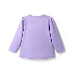 Babyhug Disney 100% Cotton Knit Full Sleeves T-Shirt & Pyjama Night Suit With Marie & Polka Dots Graphic - Lavender