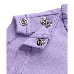 Babyhug Disney 100% Cotton Knit Full Sleeves T-Shirt & Pyjama Night Suit With Marie & Polka Dots Graphic - Lavender