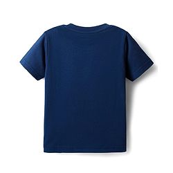 Babyhug Cotton Knit Full Sleeves Bear & Text Printed T-Shirt & Pyjama Night Suit - Navy