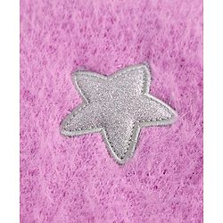 Babyhug Knitted Full Sleeves Pullover with Star Embroidery - Pink
