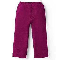 Babyhug Full Sleeves Sweater Knit & Pant Winter Wear Suit With Heart Design - Fuchsia