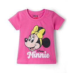 Babyhug Disney Cotton Knit T-Shirts Half Sleeve Minnie Mouse Graphic Multi Color 3-6 Months Pack of 3