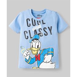 Babyhug Disney 100% Cotton Knit Half Sleeves T-Shirts With Micky & Friends Graphic Pack Of 2 - Multicolor