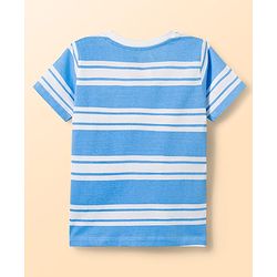 Babyhug Disney Cotton Knit T-Shirts Half Sleeve with Mickey and Friends Graphic Multi Color 6-9 Months Pack of 2